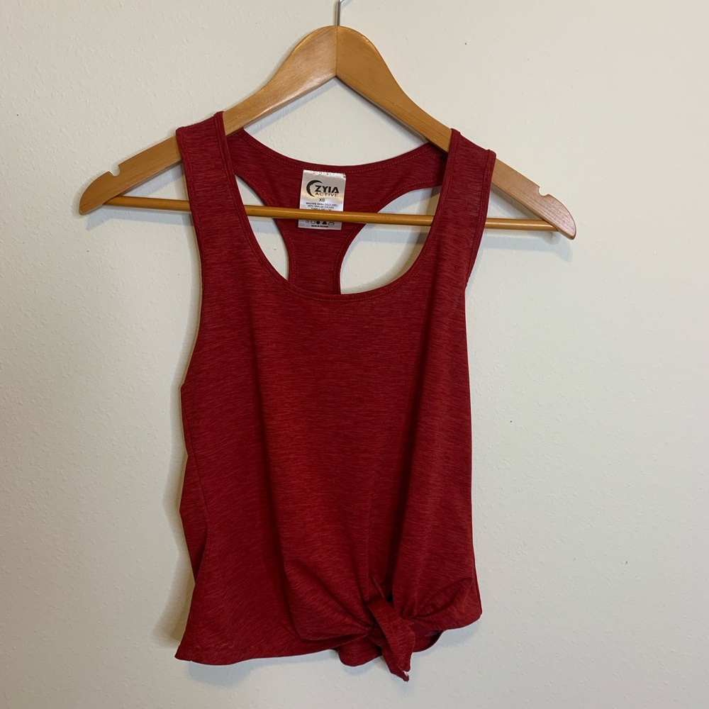 ZYIA Red Knot Just a Cute Tank